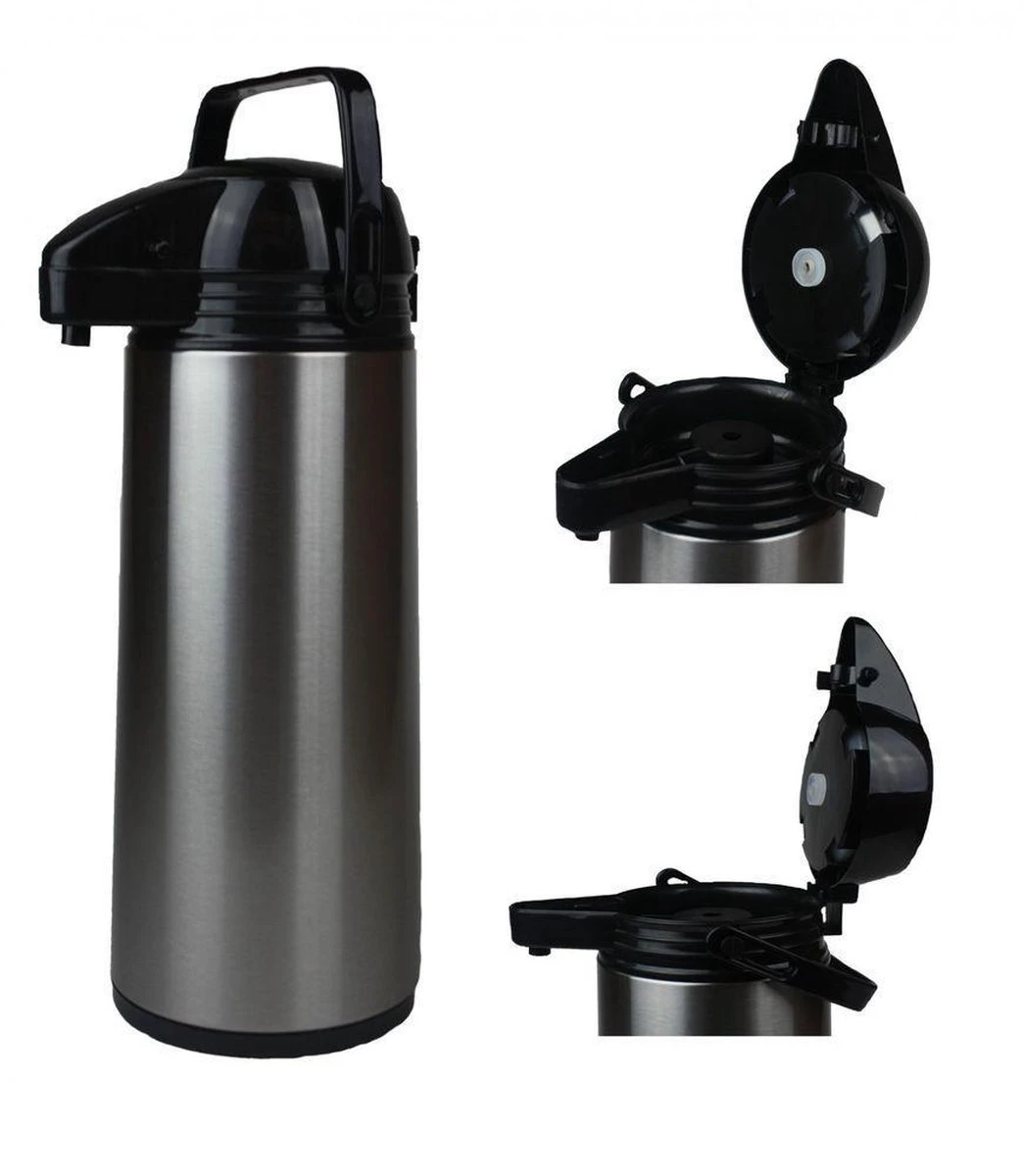 Basic Haushalt 26126 - Airpot - RVS - 1.9 Liter 10 Basic Haushalt 26126 - Airpot - RVS - 1.9 Liter - Afbeelding 8