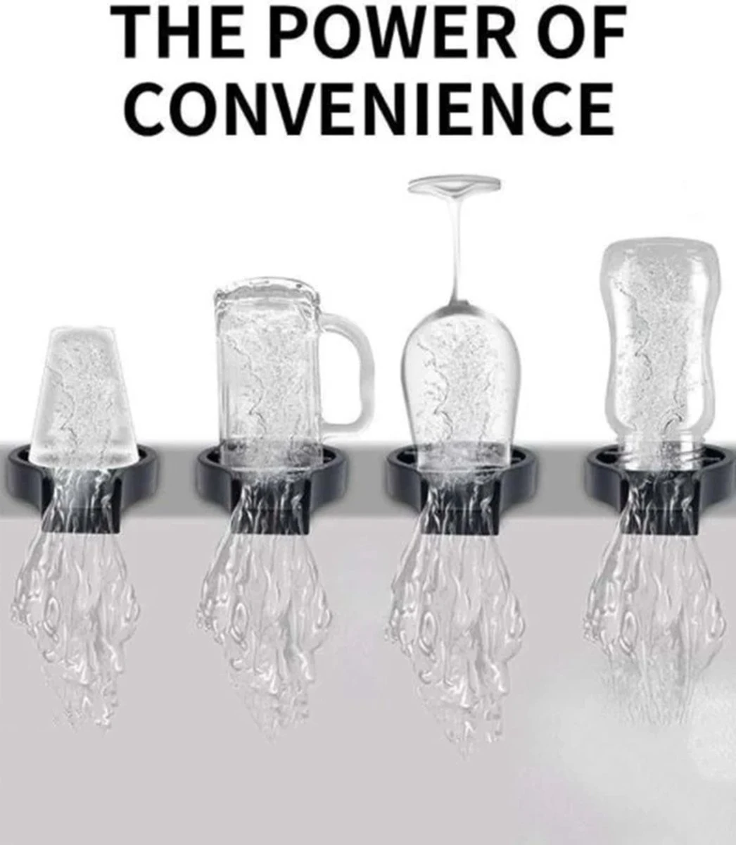 SFT Products Glazenspoeler LEEDS - Zwarte Spoelkraan Glazen - Horeca Spoelkraan - Beker Reiniger - Glazenspoeler Voor Aanrecht - Glazen Reiniger Aanrecht - Automatische Glazen Spoeler - Waterdruk Reiniger Voor Glazen - Glas Spoeler Bar 5 SFT Products Glazenspoeler LEEDS - Zwarte Spoelkraan Glazen - Horeca Spoelkraan - Beker Reiniger - Glazenspoeler Voor Aanrecht - Glazen Reiniger Aanrecht - Automatische Glazen Spoeler - Waterdruk Reiniger Voor Glazen - Glas Spoeler Bar - Afbeelding 3