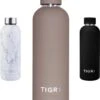 TIGR The Minimalist - Drinkfles - Thermosfles - RVS - 500ml - Taupe -Premium Waterflessenwinkel 1047x1200 3