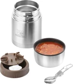 MacGyver Voedselcontainer 600ML - Thermoskan Rvs - Onbreekbaar - 16cm -Premium Waterflessenwinkel 1048x1200