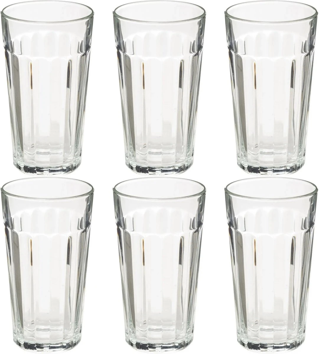 Set Van 6x Stuks Water/sap Glazen Lorenz 350 Ml Van Glas - Drinkglazen - Waterglazen 3 Set Van 6x Stuks Water/sap Glazen Lorenz 350 Ml Van Glas - Drinkglazen - Waterglazen
