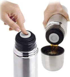 Merkloos Excellent Houseware Bullet Isolatiekan - 0,5 L - RVS 15 Merkloos Excellent Houseware Bullet Isolatiekan - 0,5 L - RVS -Premium Waterflessenwinkel 1098x1200