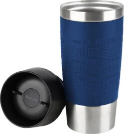 Tefal Travel Mug Thermobeker - 360 Ml - RVS/Donkerblauw -Premium Waterflessenwinkel 1110x1200