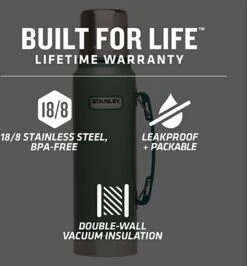 Stanley The Legendary Classic Bottle 1,40L - Thermosfles - Hammertone Green 20 Stanley The Legendary Classic Bottle 1,40L - Thermosfles - Hammertone Green -Premium Waterflessenwinkel 1113x1200 17