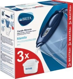 BRITA - Waterfilterkan Marella Cool - Blauw - 2,4L + 3 MAXTRA+ Waterfilterpatronen -Premium Waterflessenwinkel 1114x1200 8
