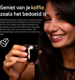 Dubbelwandige ESPRESSO Glazen Van Borosilicaat - Warme En Koude Dranken Kopjes - 70 ML - Set Van 6 16 Dubbelwandige ESPRESSO Glazen Van Borosilicaat - Warme En Koude Dranken Kopjes - 70 ML - Set Van 6 -Premium Waterflessenwinkel 1122x1200 17