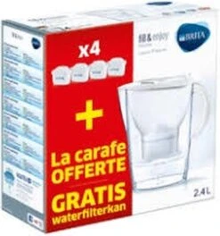 BRITA Waterfilterbundel Marella Cool White + 4 MAXTRA+ Filterpatronen 19 BRITA Waterfilterbundel Marella Cool White + 4 MAXTRA+ Filterpatronen -Premium Waterflessenwinkel 1122x1200