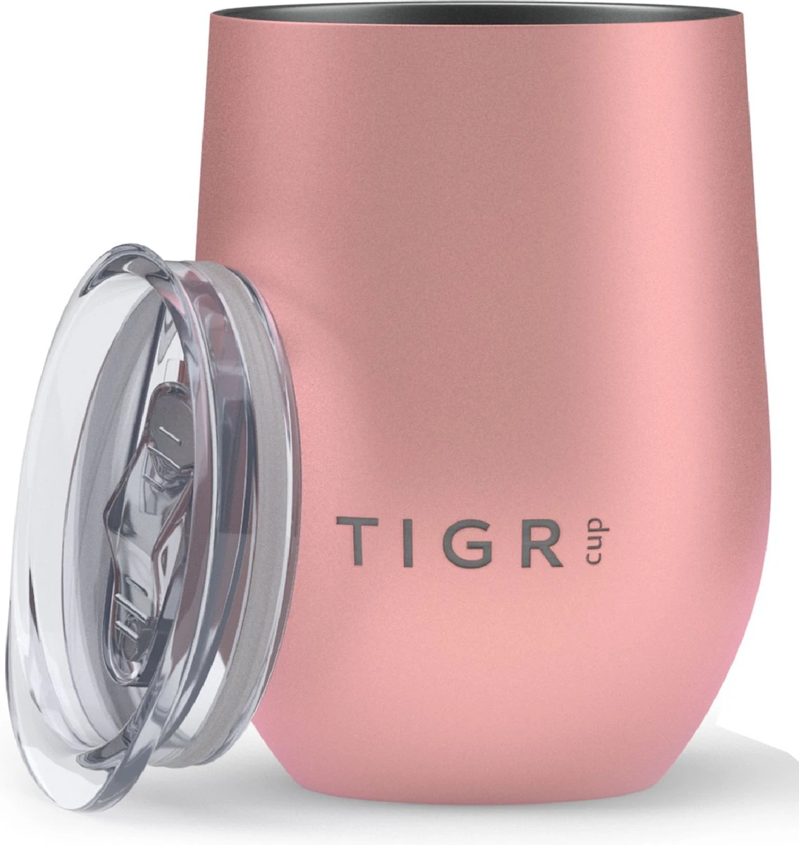 TIGR Cup - Drinkbeker - Thermosbeker - Koffie En Thee - 350ml - Rosé Goud 3 TIGR Cup - Drinkbeker - Thermosbeker - Koffie En Thee - 350ml - Rosé Goud