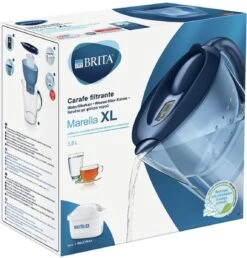 BRITA - Waterfilterkan Marella XL - Blauw - 3,5L -Premium Waterflessenwinkel 1149x1200