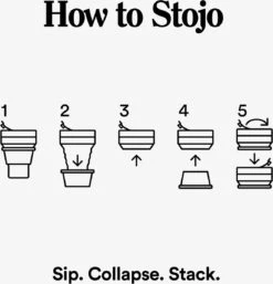 STOJO - Opvouwbare Beker - To Go - Grijs - 237ml - Herbruikbaar 15 STOJO - Opvouwbare Beker - To Go - Grijs - 237ml - Herbruikbaar -Premium Waterflessenwinkel 1153x1200 3