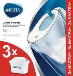 BRITA - Waterfilterkan Style Cool - Blauw - 2,4L + 3 MAXTRA+ Waterfilterpatronen -Premium Waterflessenwinkel 1156x1200 8