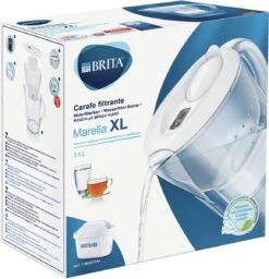 BRITA - Waterfilterkan Marella XL - Wit - 3,5L -Premium Waterflessenwinkel 1159x1200