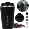 Triple J® Koffiebeker To Go - Thermosbeker - BPA & Lekvrij - 380ml - Zwart -Premium Waterflessenwinkel 1188x1200 1