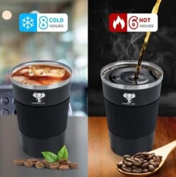 Elephant & Co Dubbelwandige Reisbeker - Koffie To Go - Duurzaam - Herbruikbaar - 380ml - -Premium Waterflessenwinkel 1195x1200 10