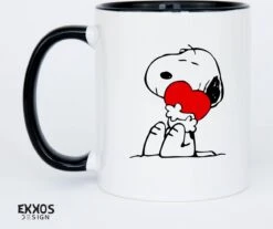 Snoopy Cute Mok - Snoopy Producten - Vrouwen Cadeautje - Valentijn Cadeautjes Voor Haar - Verjaardag Cadeau Man - Valentijn Cadeu Man - Mokken - Theeglazen - Koffiekopjes -Premium Waterflessenwinkel 1200x1004