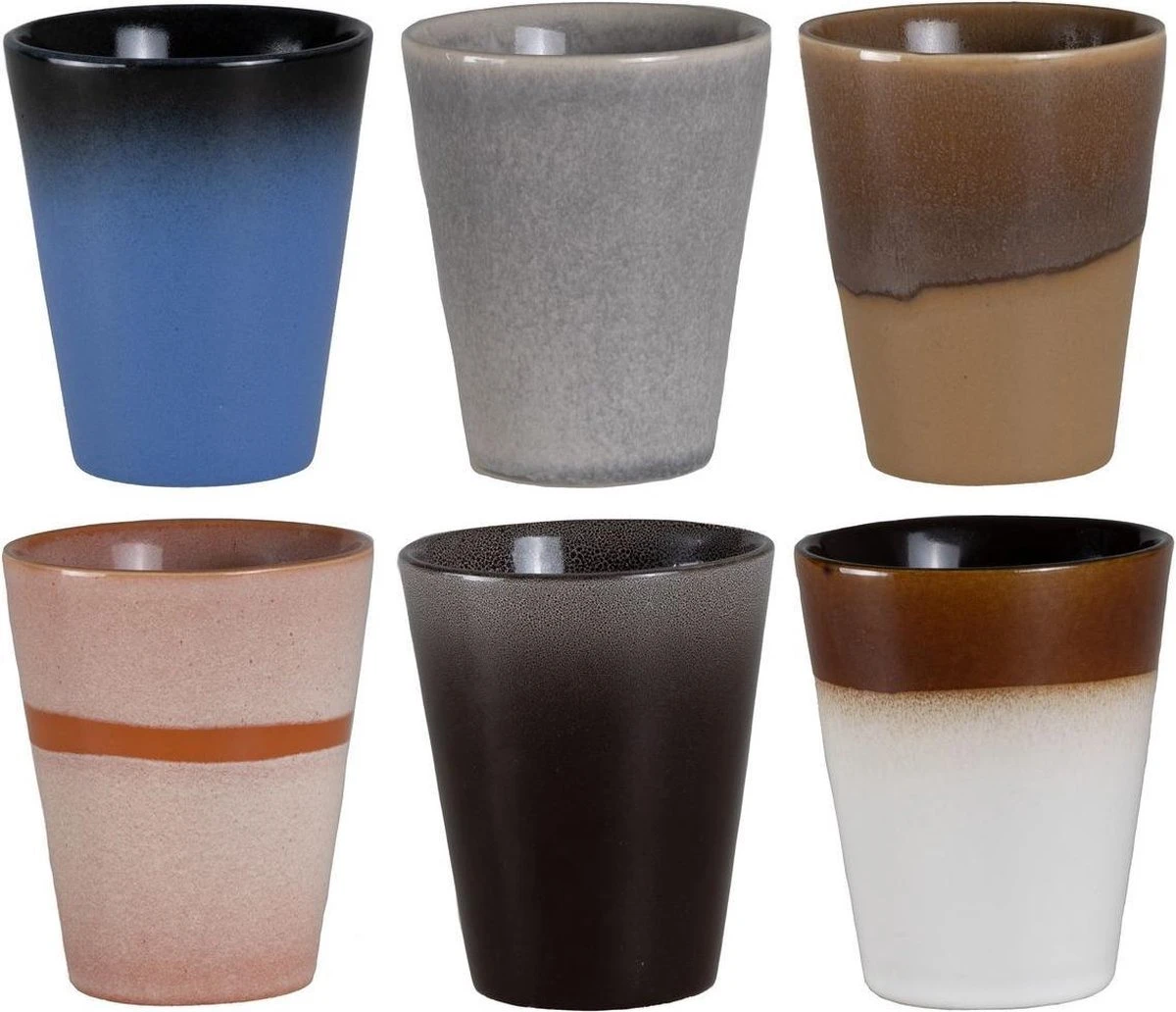 Studio Tavola Bekers Earth 310 Ml - 6 Stuks 4 Studio Tavola Bekers Earth 310 Ml - 6 Stuks - Afbeelding 2