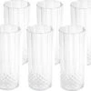 Merkloos 6x Stuks Herbruikbare Kunststof Longdrinkglazen 400 Ml Met Kristaleffect -Premium Waterflessenwinkel 1200x1053 4