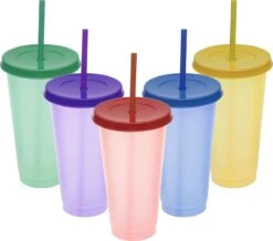 Herbruikbare Bekers Met Rietje En Deksel Van Plastic – Starbucks Design – Drinkbekers Met Rietje – Kleur Veranderende Beker – 5 Pack 14 Herbruikbare Bekers Met Rietje En Deksel Van Plastic – Starbucks Design – Drinkbekers Met Rietje – Kleur Veranderende Beker – 5 Pack -Premium Waterflessenwinkel 1200x1057 2