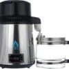 Destilleerketel - Destilleerapparaat - Water Destilleren - RVS Destilleerder - Compleet Pakket - Incl 3 Koolstoffilters En Gratis Schoonmaakmiddel - Zwart - Glazen Waterkan -Premium Waterflessenwinkel 1200x1078 1