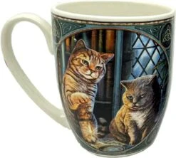 Lisa Parker Purrlock Holmes Kat Proselein Mok - 300ml