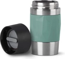 Tefal Compact Travel Mug Compact Thermosfles - 0,3 L - Groen -Premium Waterflessenwinkel 1200x1099 2