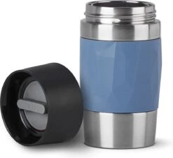 Tefal Compact Travel Mug Compact Thermosfles - 0,3 L - Blauw -Premium Waterflessenwinkel 1200x1099