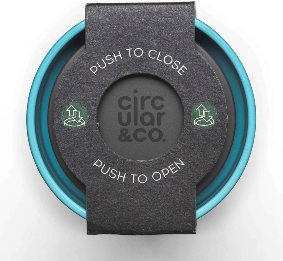 Circular&Co. Herbruikbare To Go Koffiebeker (rCUP) Zwart/geel 12oz/340ml 15 Circular&Co. Herbruikbare To Go Koffiebeker (rCUP) Zwart/geel 12oz/340ml - Afbeelding 13