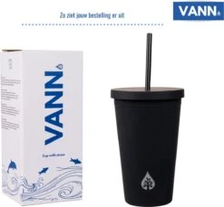 Beker Met Rietje En Deksel Starbucks Milkshake Beker Voor Take Away – Herbruikbare Plastic Drinkbeker Zwart 500ml - VANN 9 Beker Met Rietje En Deksel Starbucks Milkshake Beker Voor Take Away – Herbruikbare Plastic Drinkbeker Zwart 500ml - VANN -Premium Waterflessenwinkel 1200x1112 4