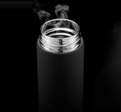 Thermosfles 500 Ml - Met Thee Filter - Mat Zwart -Premium Waterflessenwinkel 1200x1114 2