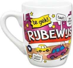 Paper Dreams Mok Cartoon-stijl Rijbewijs Keramiek 325ml Rood/wit 17 Paper Dreams Mok Cartoon-stijl Rijbewijs Keramiek 325ml Rood/wit -Premium Waterflessenwinkel 1200x1134 6