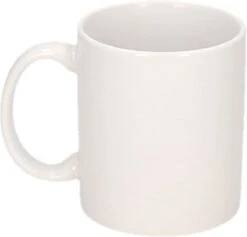 10x Onbedrukte Witte Mokken 300 Ml - Blanco Koffiemokken