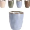 Excellent Houseware Set Van 4x Stuks Luxe Gekleurde Stoneware Bekers/koffiekopjes 280 Ml - Kopjes/koffiebekers -Premium Waterflessenwinkel 1200x1156