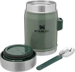 Stanley The Legendary Food Jar + Spork 0,4L - Thermosfles - Hammertone Green -Premium Waterflessenwinkel 1200x1160