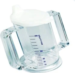 HandyCup Met Deksel - Transparant Met Maatvoering -Premium Waterflessenwinkel 1200x1167 6