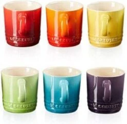 Le Creuset Espresso Kopjes Rainbow 100 Ml - 6 Stuks 9 Le Creuset Espresso Kopjes Rainbow 100 Ml - 6 Stuks -Premium Waterflessenwinkel 1200x1171 6