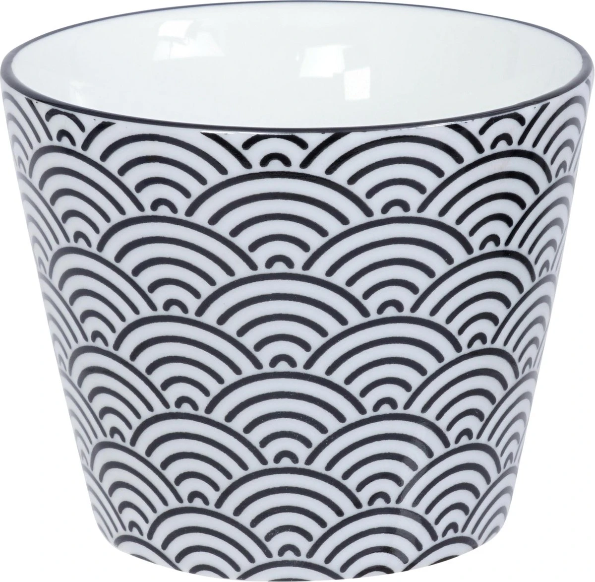 Tokyo Design Studio - Nippon Black Kopjes 180 Ml - Set Van 6 Stuks - Porselein - Zonder Geschenkdoos 4 Tokyo Design Studio - Nippon Black Kopjes 180 Ml - Set Van 6 Stuks - Porselein - Zonder Geschenkdoos - Afbeelding 2