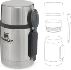 Stanley The Stainless Steel All-in-One Food Jar 0,53L - Thermosfles - Stainless Steel 17 Stanley The Stainless Steel All-in-One Food Jar 0,53L - Thermosfles - Stainless Steel -Premium Waterflessenwinkel 1200x1180