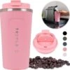 Triple J® Koffiebeker To Go - Thermosbeker - BPA & Lekvrij - 510ml - Roze -Premium Waterflessenwinkel 1200x1181 3