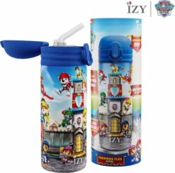 IZY Bottles X Paw Patrol - Rescue Knights | 350 ML | Kinderen | Thermosfles | Drinkfles | Waterfles | Schoolfles | Isoleerfles | Beker | Drinkbeker | Koud | Warm | Fles | Kinder | Back To School | 350ml