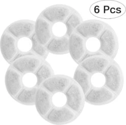 Drinkfontein Filters 6 Stuks - Navulling Kattenfontein - Water Filter - Drinkfilters - Filter Waterreservoir - Waterfilter Drinkfontein -Premium Waterflessenwinkel 1200x1188