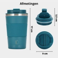 Castagnola Design RVS Koffiebeker To Go - Blauw - 380ml - Thermosbeker - Theebeker 16 Castagnola Design RVS Koffiebeker To Go - Blauw - 380ml - Thermosbeker - Theebeker -Premium Waterflessenwinkel 1200x1191 7
