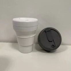 Koffiebeker - Reisbeker - Siliconen Beker - Opvouwbaar - Zwart - Drinkbeker - To Go -Premium Waterflessenwinkel 1200x1194 3