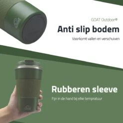 GOAT Outdoor RVS Koffiebeker To Go - Thermosbeker - Theebeker - Reisbeker - Lekvrij - 380ml - Groen 12 GOAT Outdoor RVS Koffiebeker To Go - Thermosbeker - Theebeker - Reisbeker - Lekvrij - 380ml - Groen -Premium Waterflessenwinkel 1200x1200 1021