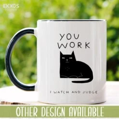 I Work Hard Kat Mok - Katten - Juf Cadeau - Meester Cadeau - Verjaardagscadeau - Cadeau - Verjaardag Cadeau Man - Cadeau Voor Man - Cadeau Voor Vrouw - Mokken - Theeglazen - Koffiekopjes -Premium Waterflessenwinkel 1200x1200 1106