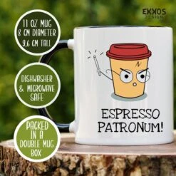 Haryy Potter Espresso Patronum Mok - Harry Potter - Grappige Cadeaus - Verjaardag Cadeau - Cadeau Voor Man - Cadeau Voor Vrouw - Mok Met Tekst - Mokken - Best Cadeautjes - Thee Glazen - Koffie Mok -Premium Waterflessenwinkel 1200x1200 1125