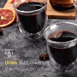 Dubbelwandige ESPRESSO Glazen Van Borosilicaat - Warme En Koude Dranken Kopjes - 70 ML - Set Van 6 19 Dubbelwandige ESPRESSO Glazen Van Borosilicaat - Warme En Koude Dranken Kopjes - 70 ML - Set Van 6 -Premium Waterflessenwinkel 1200x1200 1147