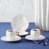Karaca -Star- Set Van 6 Koffiekopset 80 Ml- Koffiekopjes Voor 6 Personen-Turkse Koffie-Moccakop-espressokop-12-delig, Witgoud, 6 Espressokopjes En 6 Schoteltjes, Mokkakopjes, Porselein, Koffieservies 2 Karaca -Star- Set Van 6 Koffiekopset 80 Ml- Koffiekopjes Voor 6 Personen-Turkse Koffie-Moccakop-espressokop-12-delig, Witgoud, 6 Espressokopjes En 6 Schoteltjes, Mokkakopjes, Porselein, Koffieservies -Premium Waterflessenwinkel 1200x1200 1203