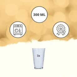 Orange85 Drinkglazen - Set Van 3 - Lichtgrijs - 30 Cl - Limonadeglazen - Vaatwasbestendig - Glaswerk -Premium Waterflessenwinkel 1200x1200 1212