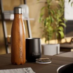 TIGR Cups - Drinkbekers - Thermosbekers - RVS - Set Van 2 - 350ml - Zwart/Rosé Goud -Premium Waterflessenwinkel 1200x1200 14