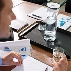 BRITA - Fill&Serve Waterfilterkaraf - 1,3L - Wit Grafiet - Inclusief 1 MicroDisc Waterfilter -Premium Waterflessenwinkel 1200x1200 144